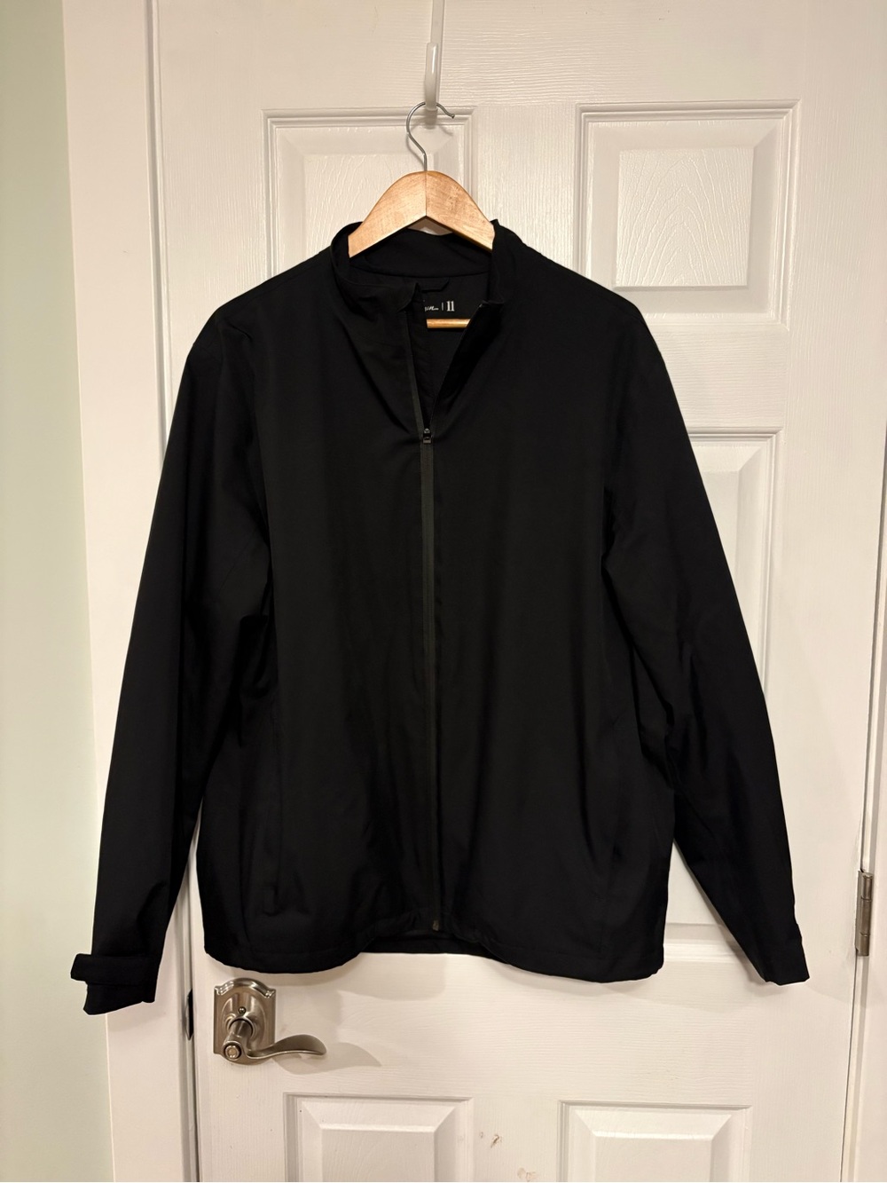 Walter Hagen Performance 11 Mens Golf Rain Jacket Black Full Zip Size L A16120